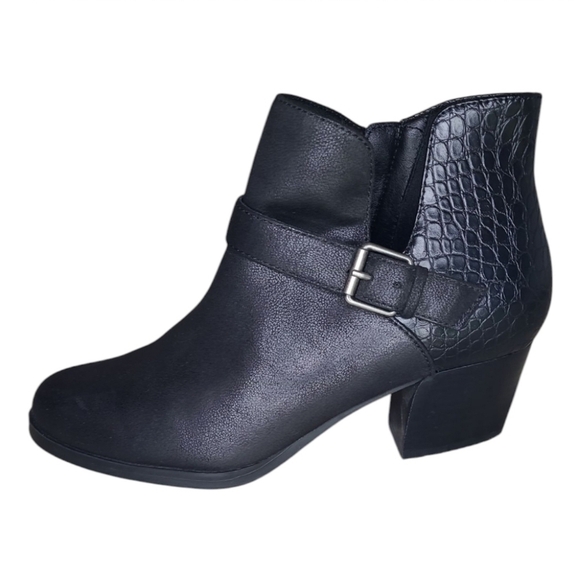 Baretraps Lexis Block Heel Bootie Black Size 7 1/2 Medium - Picture 4 of 15